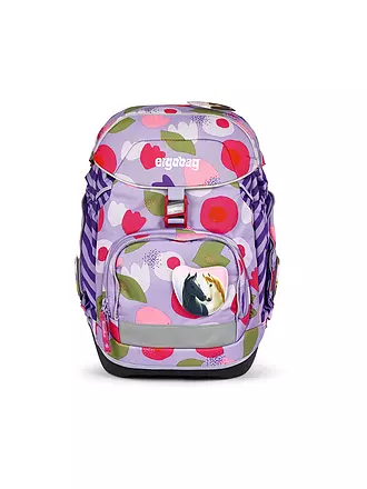 ERGOBAG | Set di zaini scolastici 6 pz PACK - Orso magico delle stelle | lila